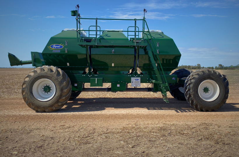 Gyral Air Seeder in use on a farm